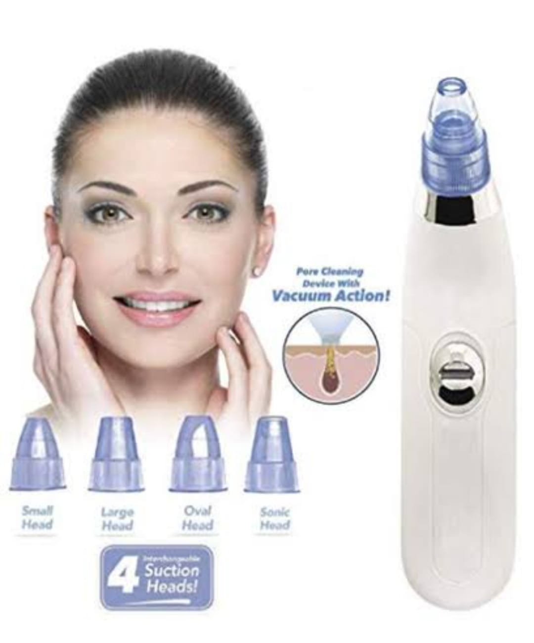 Derma Suction Blackheads Remover (Cell Operated)